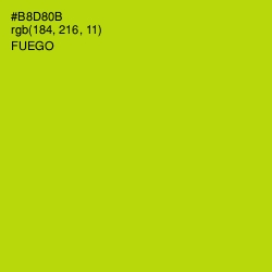 #B8D80B - Fuego Color Image