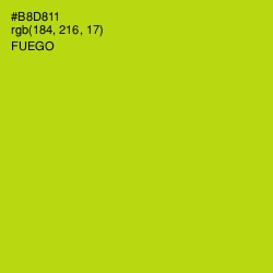 #B8D811 - Fuego Color Image