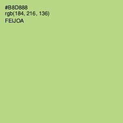 #B8D888 - Feijoa Color Image