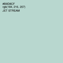 #B8D8CF - Jet Stream Color Image