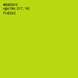 #B8D910 - Fuego Color Image