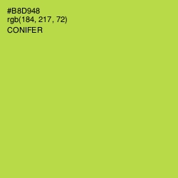 #B8D948 - Conifer Color Image