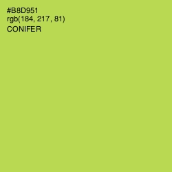 #B8D951 - Conifer Color Image