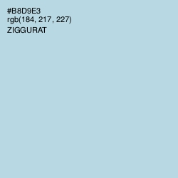 #B8D9E3 - Ziggurat Color Image