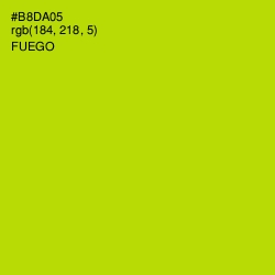 #B8DA05 - Fuego Color Image