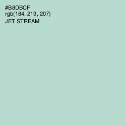 #B8DBCF - Jet Stream Color Image