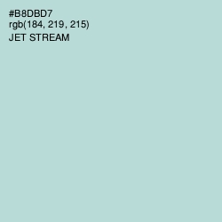 #B8DBD7 - Jet Stream Color Image