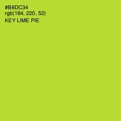 #B8DC34 - Key Lime Pie Color Image