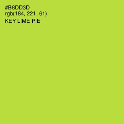 #B8DD3D - Key Lime Pie Color Image