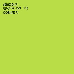 #B8DD47 - Conifer Color Image