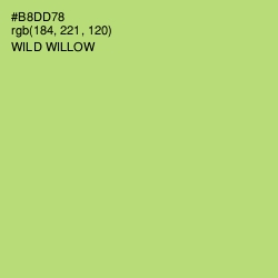 #B8DD78 - Wild Willow Color Image