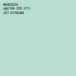 #B8DED3 - Jet Stream Color Image