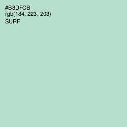 #B8DFCB - Surf Color Image