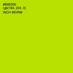 #B8E000 - Inch Worm Color Image