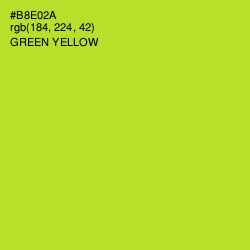 #B8E02A - Green Yellow Color Image