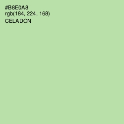 #B8E0A8 - Celadon Color Image