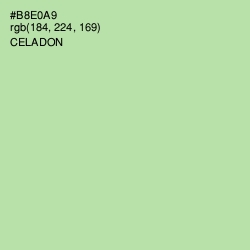 #B8E0A9 - Celadon Color Image