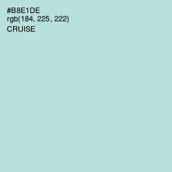 #B8E1DE - Cruise Color Image
