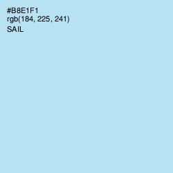 #B8E1F1 - Sail Color Image