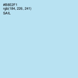 #B8E2F1 - Sail Color Image