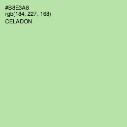 #B8E3A8 - Celadon Color Image