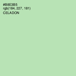 #B8E3B5 - Celadon Color Image