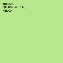 #B8E68C - Feijoa Color Image