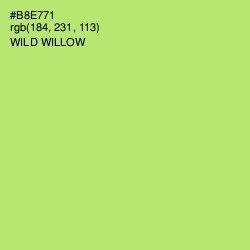 #B8E771 - Wild Willow Color Image