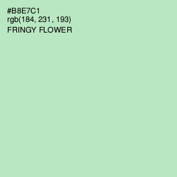 #B8E7C1 - Fringy Flower Color Image