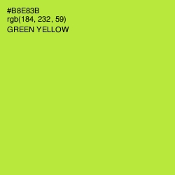 #B8E83B - Green Yellow Color Image