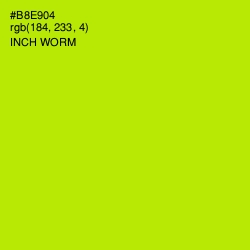 #B8E904 - Inch Worm Color Image