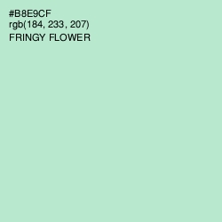 #B8E9CF - Fringy Flower Color Image