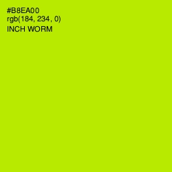 #B8EA00 - Inch Worm Color Image