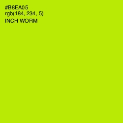 #B8EA05 - Inch Worm Color Image