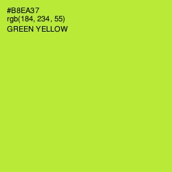 #B8EA37 - Green Yellow Color Image