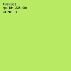 #B8EB63 - Conifer Color Image