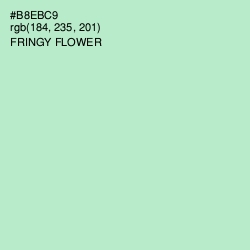 #B8EBC9 - Fringy Flower Color Image