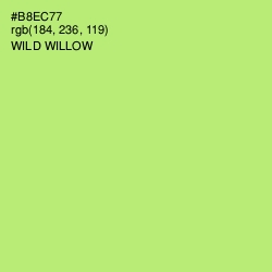 #B8EC77 - Wild Willow Color Image