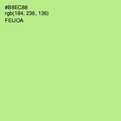 #B8EC88 - Feijoa Color Image