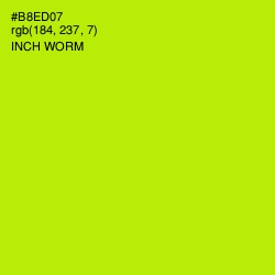#B8ED07 - Inch Worm Color Image