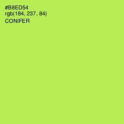 #B8ED54 - Conifer Color Image
