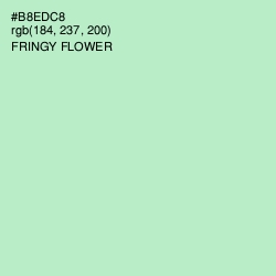 #B8EDC8 - Fringy Flower Color Image