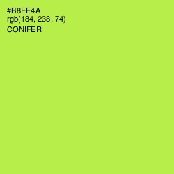 #B8EE4A - Conifer Color Image