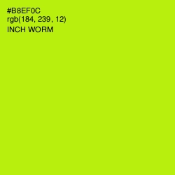 #B8EF0C - Inch Worm Color Image
