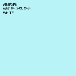 #B8F3F8 - Charlotte Color Image
