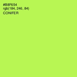 #B8F654 - Conifer Color Image