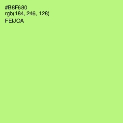 #B8F680 - Feijoa Color Image