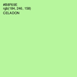 #B8F69E - Celadon Color Image