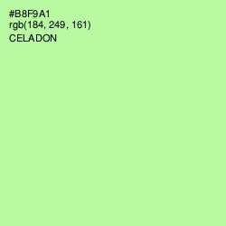 #B8F9A1 - Celadon Color Image
