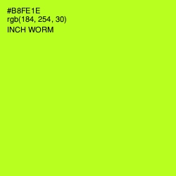 #B8FE1E - Inch Worm Color Image